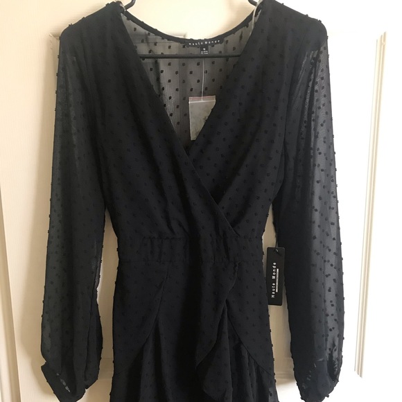 Black Mini Dress - Picture 1 of 3